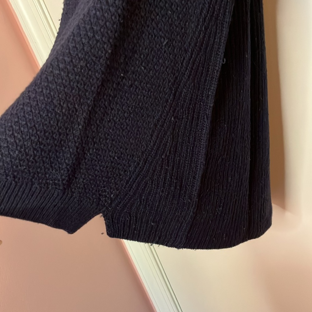 LOFT navy tunic sweater - Picture 4 of 10